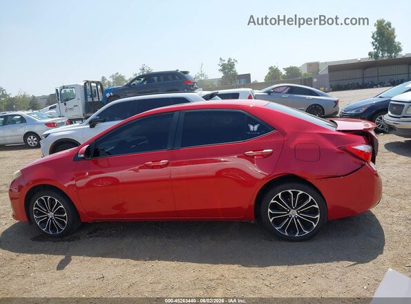 2T1BURHE4GC486135 2016 TOYOTA COROLLA Красный 