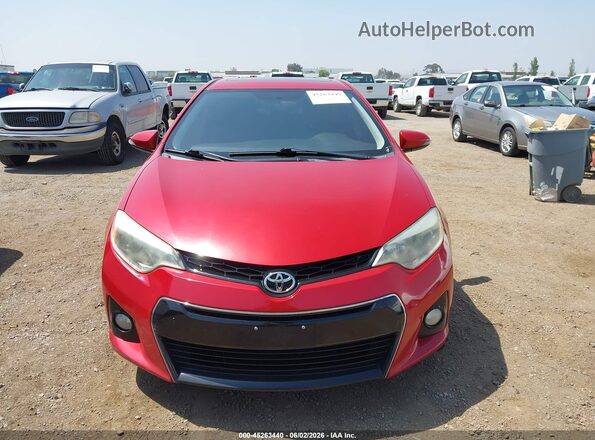 2T1BURHE4GC486135 2016 TOYOTA COROLLA Красный 