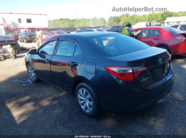 2T1BURHE4GC546141 2016 TOYOTA COROLLA Black Tył lewy