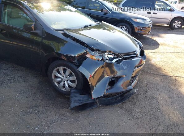 2T1BURHE4GC546141 2016 TOYOTA COROLLA Black Widok z przodu