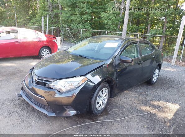 2T1BURHE4GC546141 2016 TOYOTA COROLLA Black Przód lewy
