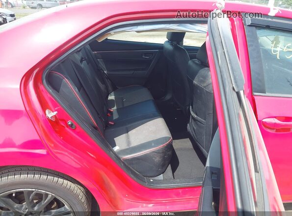2T1BURHE4GC548178 2016 TOYOTA COROLLA Red Вид наклейки з VIN-кодом