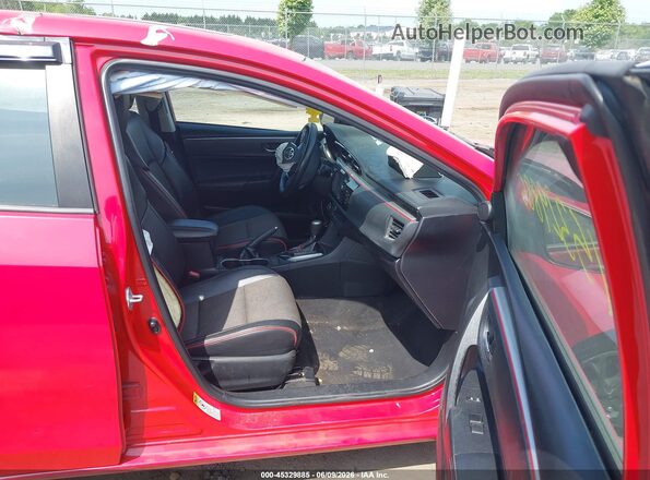2T1BURHE4GC548178 2016 TOYOTA COROLLA Red Вид салону спереду