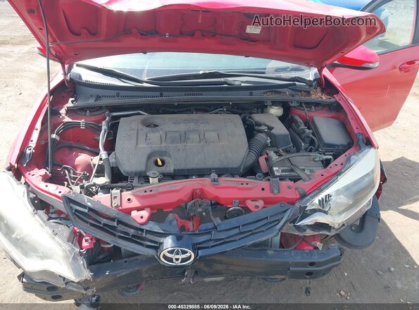 2T1BURHE4GC548178 2016 TOYOTA COROLLA Red Вид ззаду