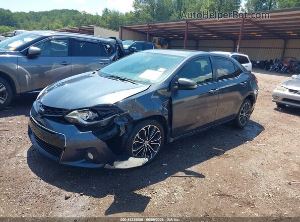 2T1BURHE4GC554000 2016 TOYOTA COROLLA Gray Передня ліва чверть