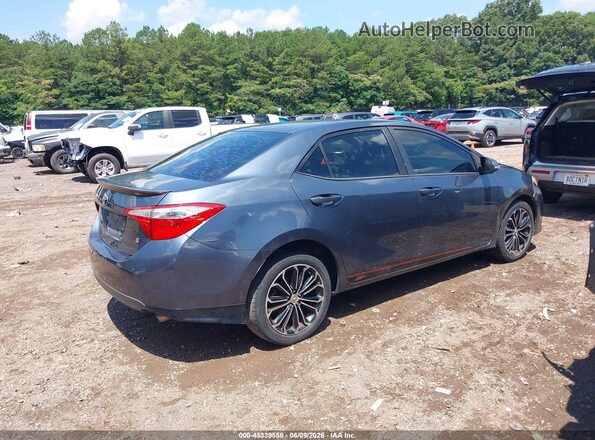 2T1BURHE4GC554000 2016 TOYOTA COROLLA Gray Задня права чверть