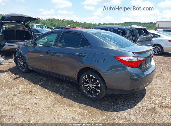 2T1BURHE4GC554000 2016 TOYOTA COROLLA Gray Задня ліва чверть