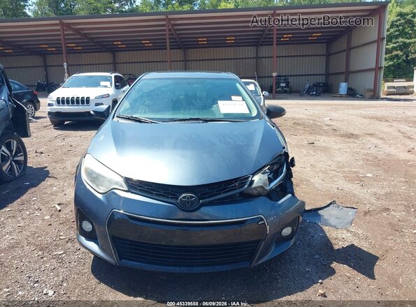 2T1BURHE4GC554000 2016 TOYOTA COROLLA Gray Вид щитка приладів