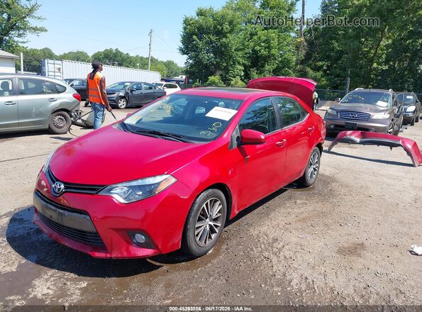 2T1BURHE4GC579351 2016 TOYOTA COROLLA Red Передня ліва чверть