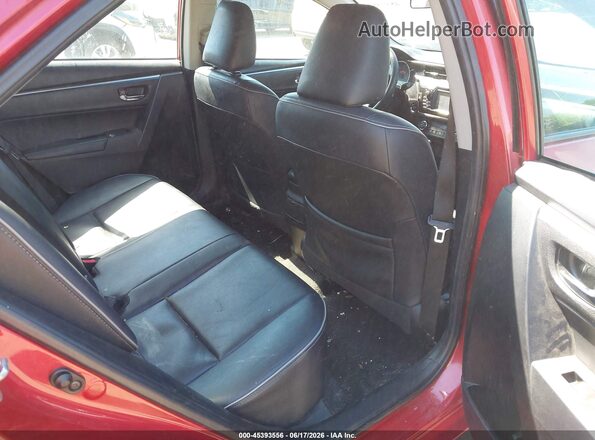 2T1BURHE4GC579351 2016 TOYOTA COROLLA Red Вид наклейки з VIN-кодом