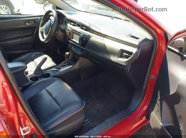 2T1BURHE4GC579351 2016 TOYOTA COROLLA Red Вид салону спереду