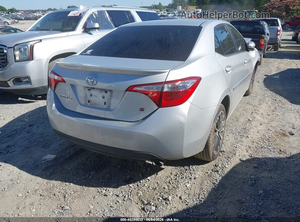 2T1BURHE4GC580239 2016 TOYOTA COROLLA Silver Задня права чверть