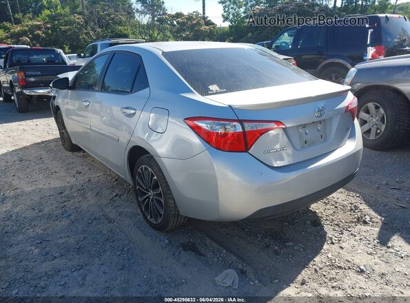 2T1BURHE4GC580239 2016 TOYOTA COROLLA Silver Задня ліва чверть