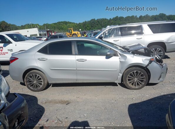 2T1BURHE4GC580239 2016 TOYOTA COROLLA Silver Вид задньої частини салону