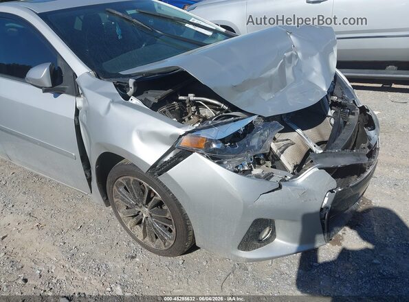 2T1BURHE4GC580239 2016 TOYOTA COROLLA Silver Вид спереду
