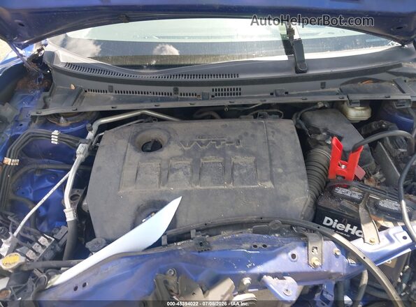 2T1BURHE4GC611196 2016 TOYOTA COROLLA Синий Вид сзади