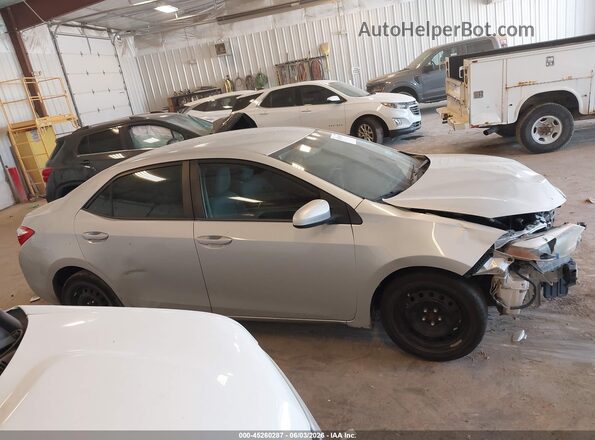 2T1BURHE4GC617001 2016 TOYOTA COROLLA Silver 
