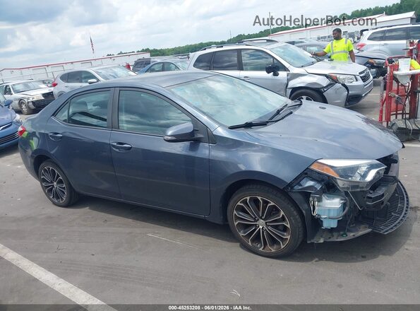 2T1BURHE4GC626037 2016 TOYOTA COROLLA Blue 