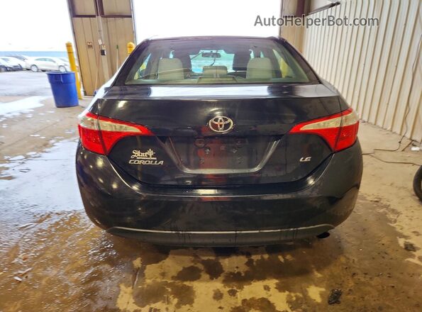 2T1BURHE4GC630461 2016 TOYOTA COROLLA Black Rear view