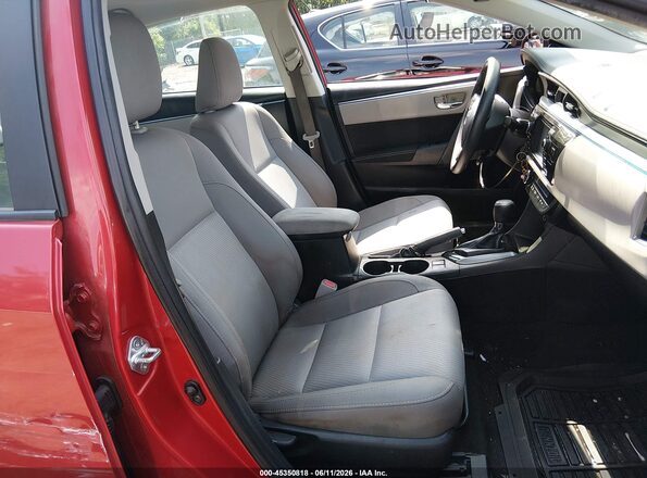 2T1BURHE4GC634753 2016 TOYOTA COROLLA Red Սալոնի դիմացի տեսք