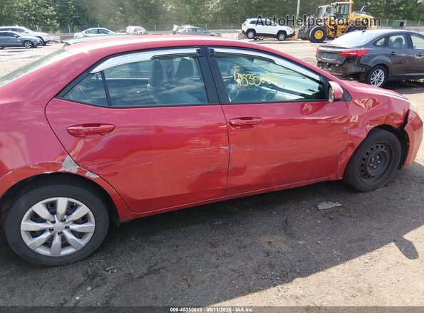2T1BURHE4GC634753 2016 TOYOTA COROLLA Red Դիմացի տեսք