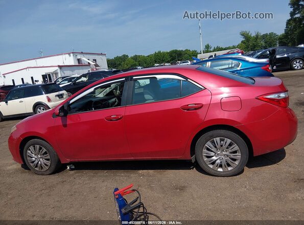 2T1BURHE4GC634753 2016 TOYOTA COROLLA Red Սալոնի 360 աստիճան տեսք