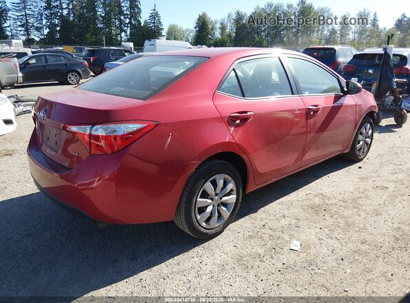 2T1BURHE4GC641556 2016 TOYOTA COROLLA Burgundy უკანა მარჯვენა
