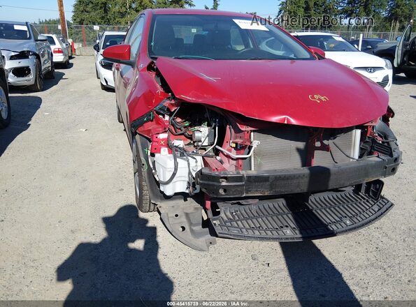 2T1BURHE4GC641556 2016 TOYOTA COROLLA Burgundy წინა ხედი