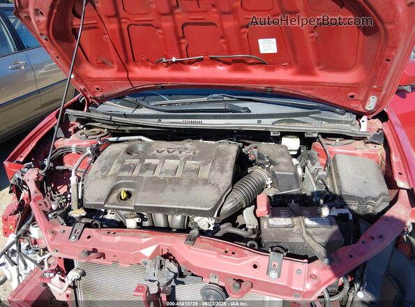 2T1BURHE4GC641556 2016 TOYOTA COROLLA Burgundy უკანა ხედი