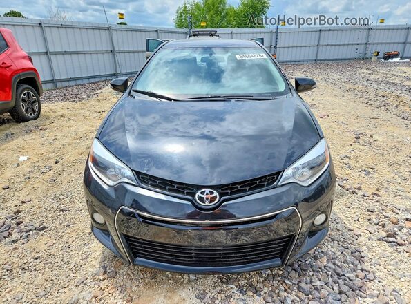 2T1BURHE4GC666117 2016 TOYOTA COROLLA Черный Вид спереди