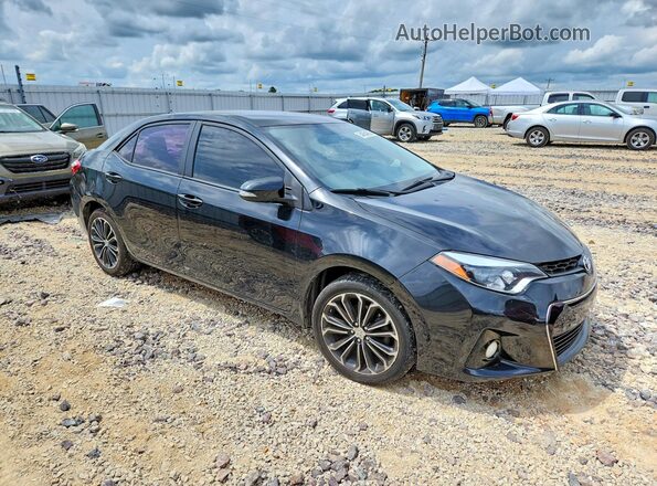 2T1BURHE4GC666117 2016 TOYOTA COROLLA Черный Передняя правая четверть