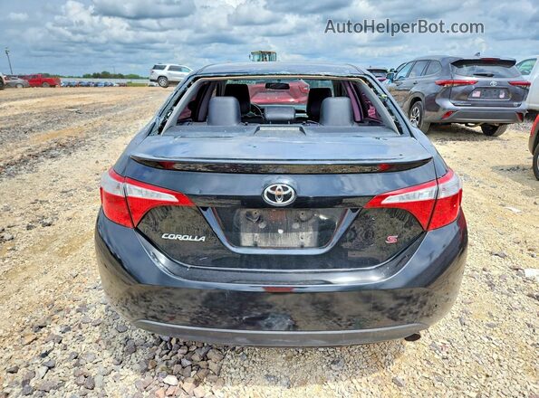 2T1BURHE4GC666117 2016 TOYOTA COROLLA Черный Вид сзади
