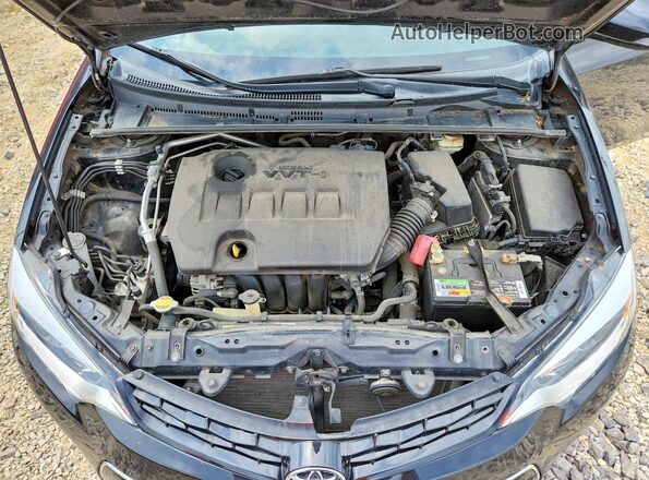 2T1BURHE4GC666117 2016 TOYOTA COROLLA Черный Вид задней части салона