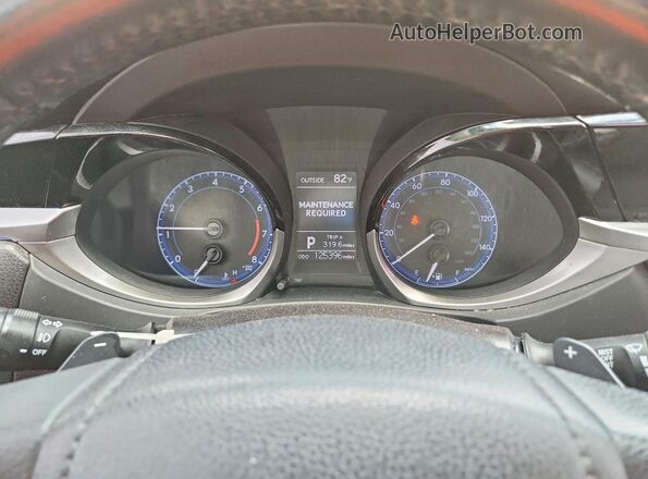 2T1BURHE4GC666117 2016 TOYOTA COROLLA Черный Вид щитка приборов