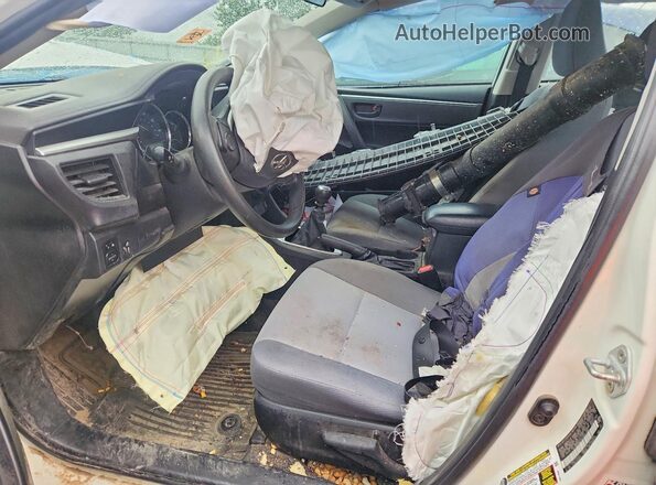 2T1BURHE4GC667199 2016 TOYOTA COROLLA White Front interior view