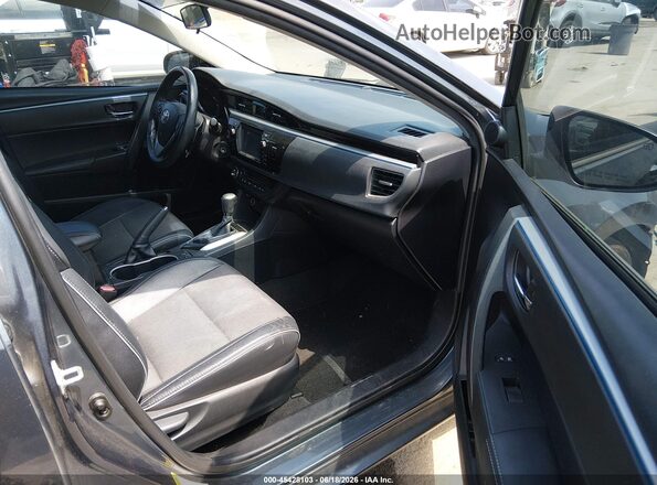 2T1BURHE4GC691566 2016 TOYOTA COROLLA Gray Front interior view