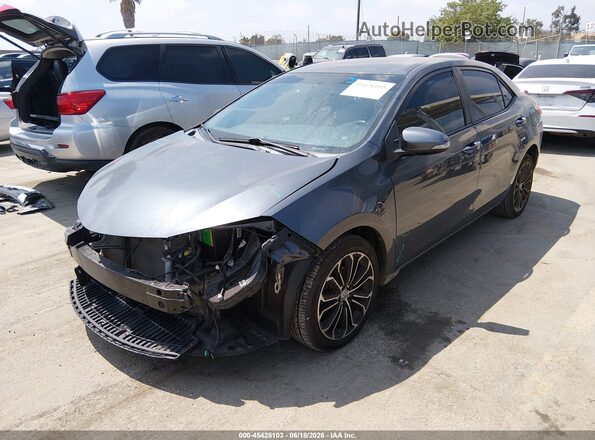 2T1BURHE4GC691566 2016 TOYOTA COROLLA Gray Front left
