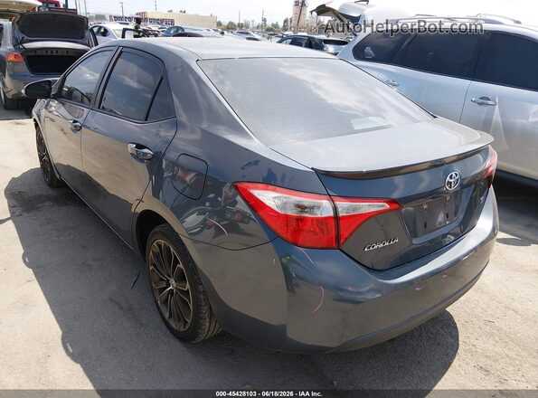 2T1BURHE4GC691566 2016 TOYOTA COROLLA Gray Rear left