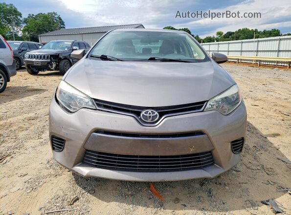 2T1BURHE4GC711461 2016 TOYOTA COROLLA Gray Դիմացի տեսք