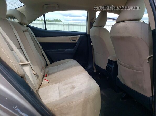 2T1BURHE4GC711461 2016 TOYOTA COROLLA Gray Հետևի նստատեղերի տեսք