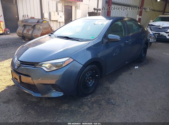 2T1BURHE4GC718376 2016 TOYOTA COROLLA Синий Передняя левая четверть