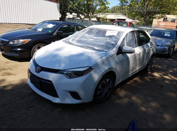 2T1BURHE4GC730835 2016 TOYOTA COROLLA White 