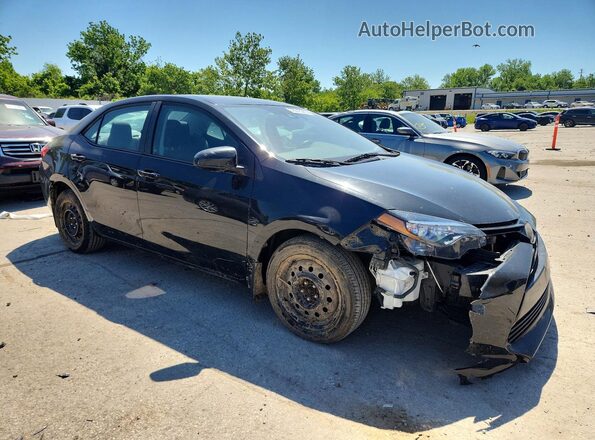 2T1BURHE4HC767160 2017 TOYOTA COROLLA Черный Передняя правая четверть