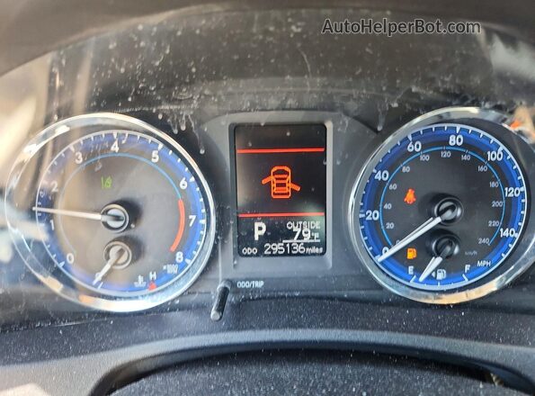 2T1BURHE4HC767160 2017 TOYOTA COROLLA Черный Вид щитка приборов