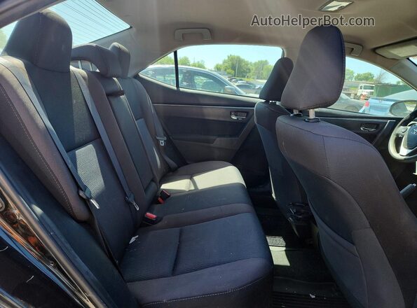 2T1BURHE4HC767160 2017 TOYOTA COROLLA Черный Вид задних сидений