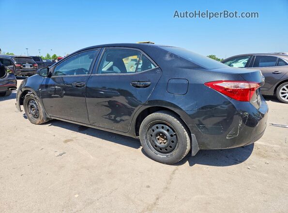 2T1BURHE4HC767160 2017 TOYOTA COROLLA Черный Задняя левая четверть