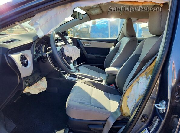 2T1BURHE4HC774366 2017 TOYOTA COROLLA Gray Front interior view