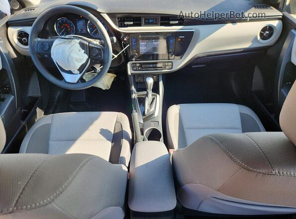 2T1BURHE4HC774366 2017 TOYOTA COROLLA Gray Dashboard view