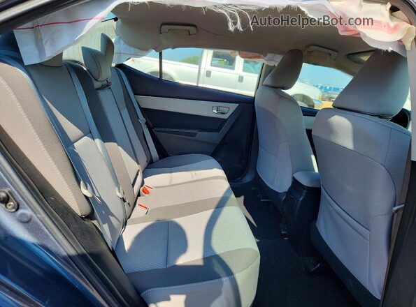 2T1BURHE4HC774366 2017 TOYOTA COROLLA Gray Rear seats view