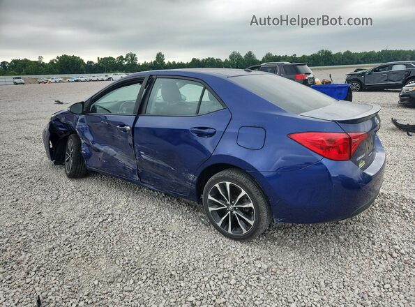 2T1BURHE4HC807611 2017 TOYOTA COROLLA Blue Задня ліва чверть